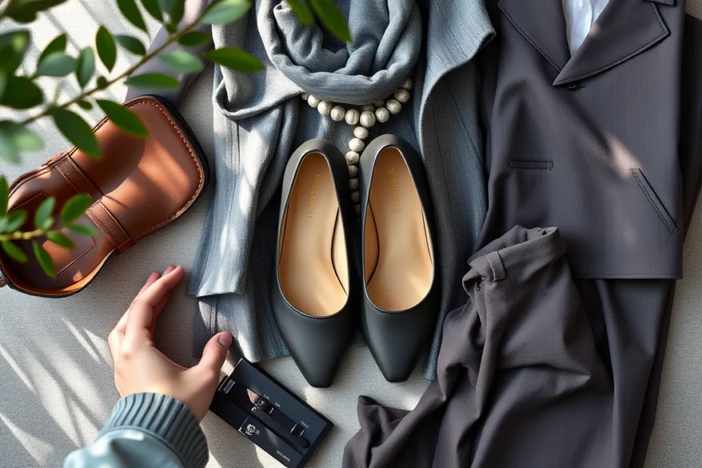 Simple Tall Shoe Styling Capsule Wardrobe Building