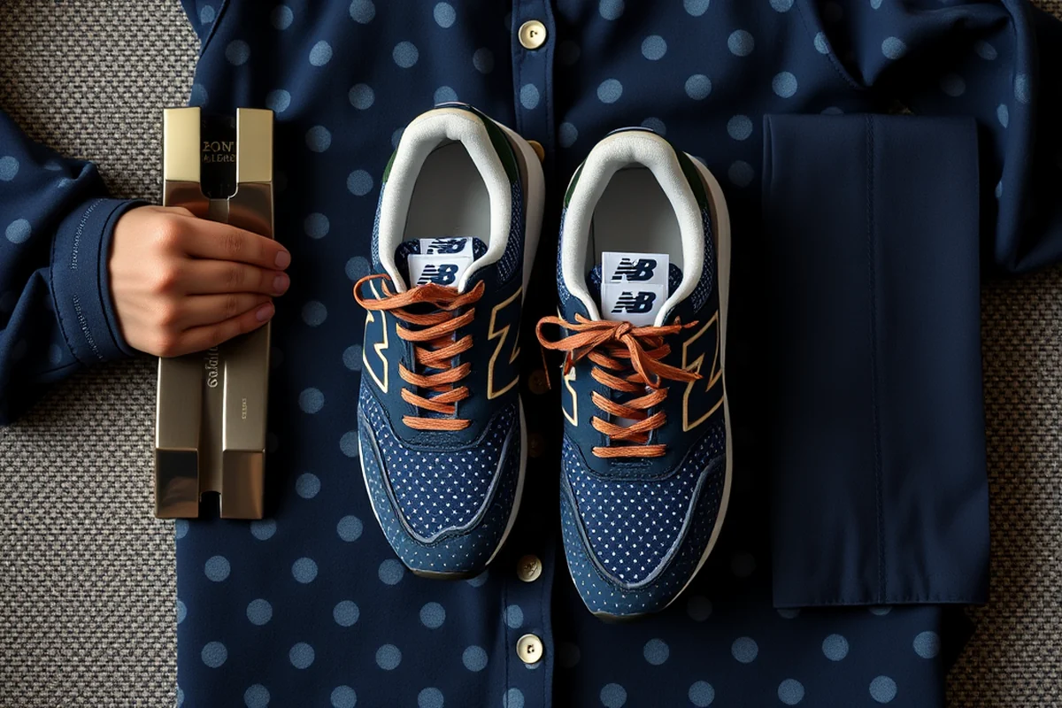 new balance polka dot shoes — New Balance Polka Dot Shoes (the finished result)