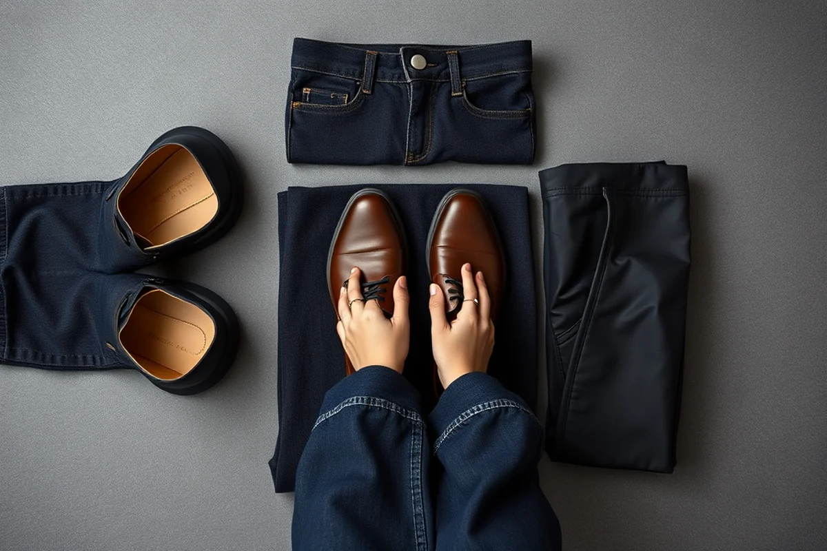what shoes to wear with wide-leg jeans — What Shoes To Wear With Wide-Leg Jeans (the finished result)